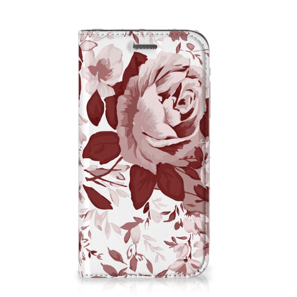 Bookcase Samsung Galaxy Xcover 4s Watercolor Flowers