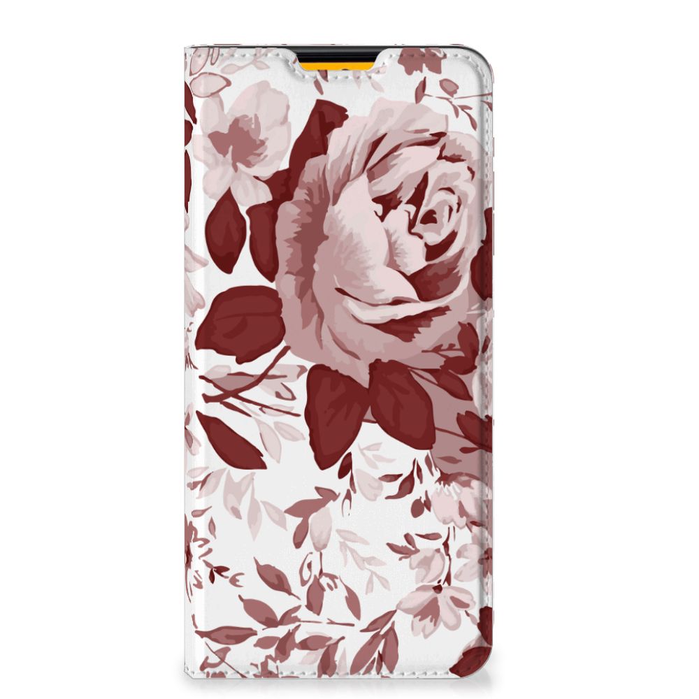 Bookcase Samsung Galaxy M52 Watercolor Flowers