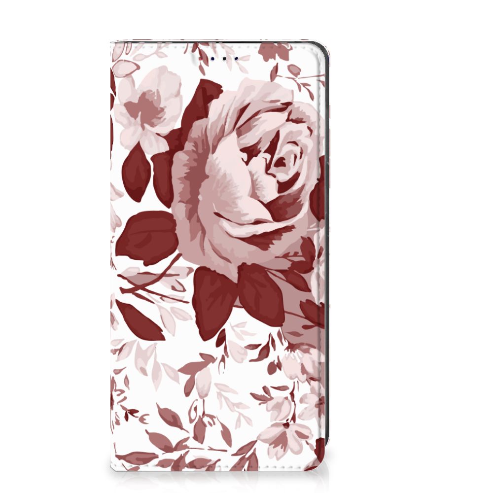 Bookcase Samsung Galaxy A10 Watercolor Flowers