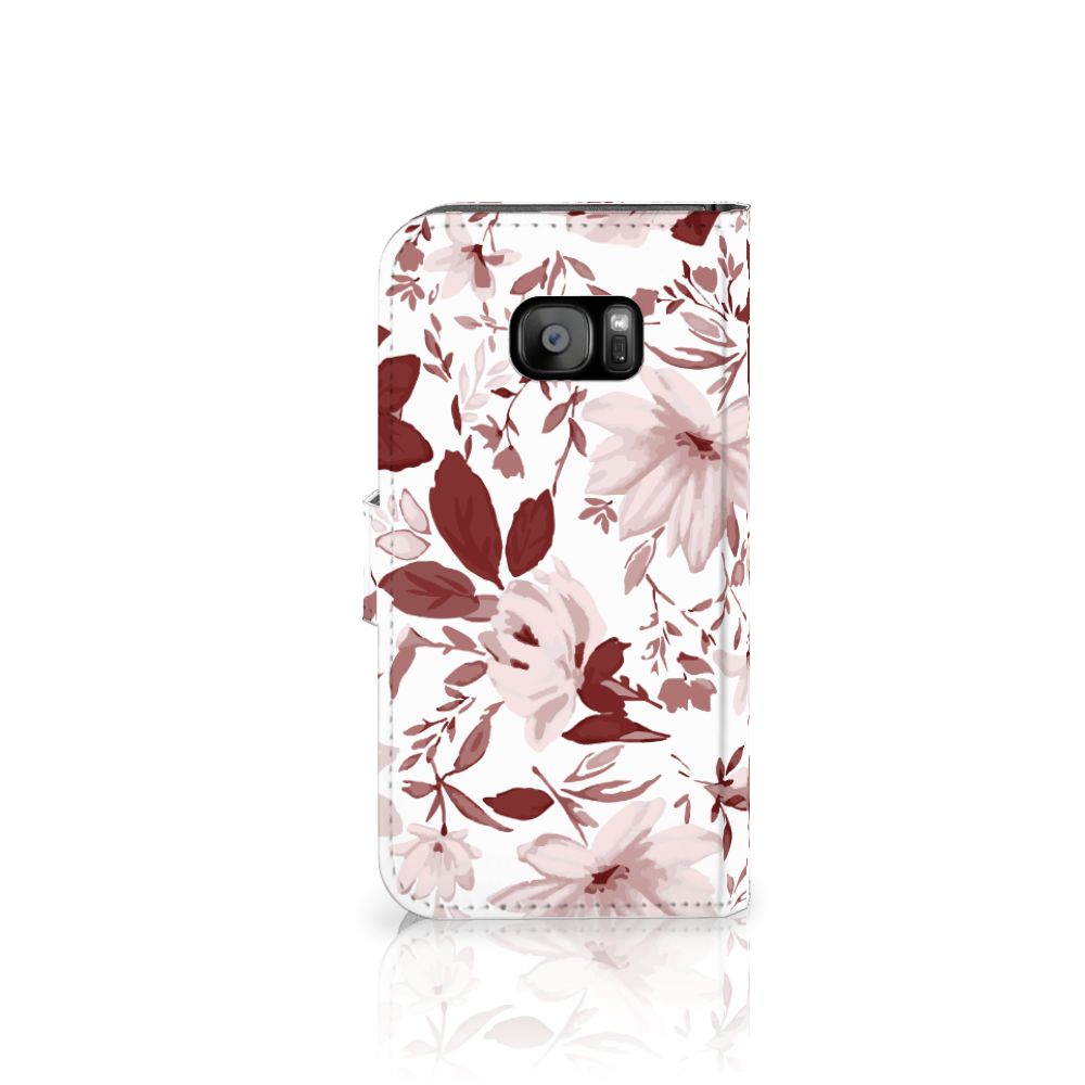 Hoesje Samsung Galaxy S7 Edge Watercolor Flowers