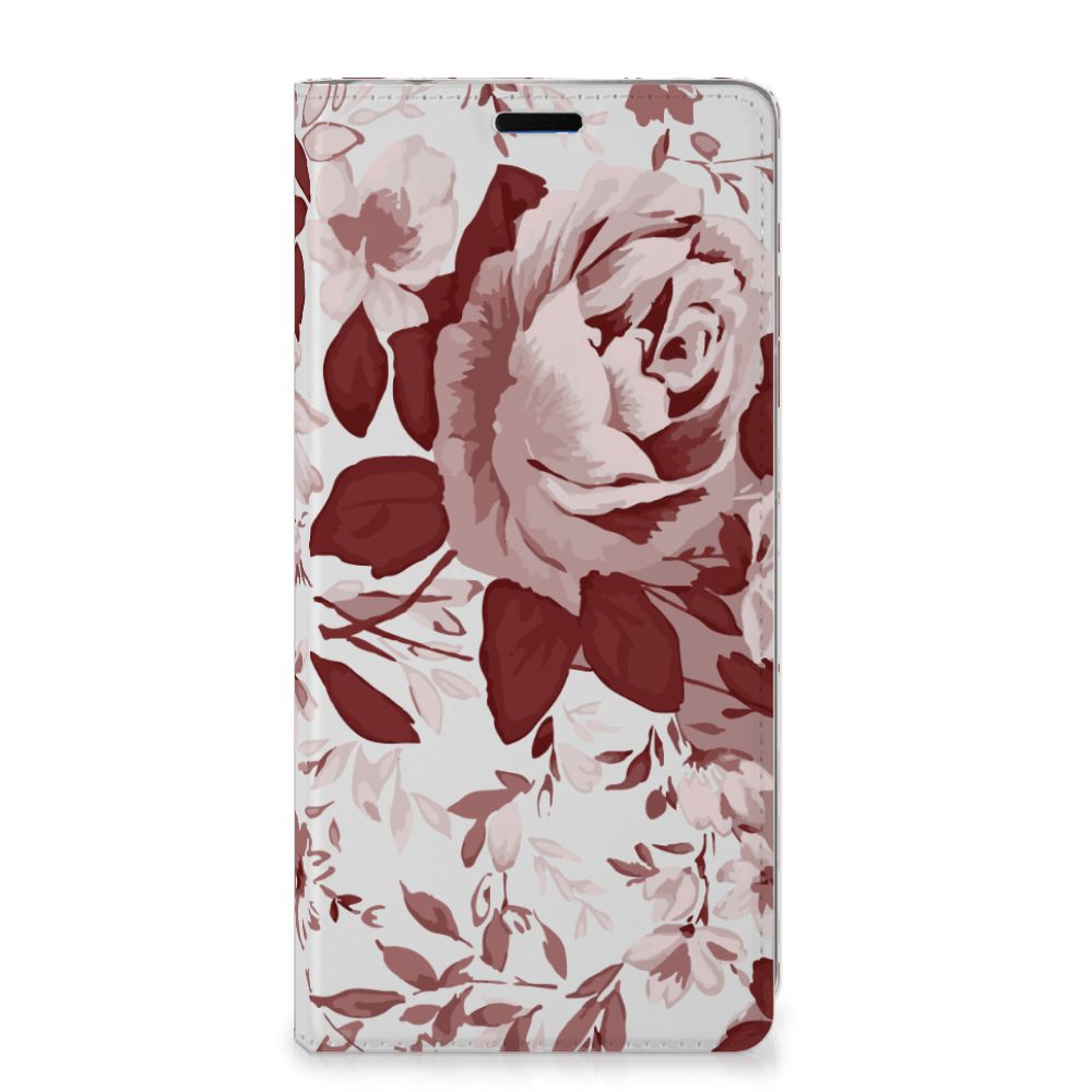 Bookcase Samsung Galaxy A9 (2018) Watercolor Flowers