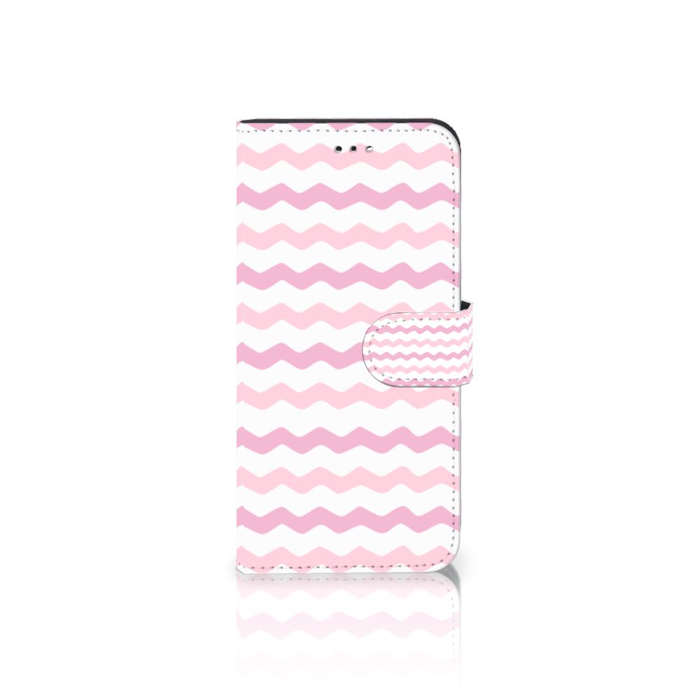 Huawei P Smart Telefoon Hoesje Waves Roze