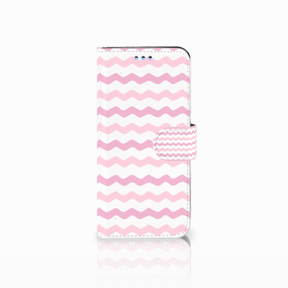 Samsung Galaxy S9 Telefoon Hoesje Waves Roze