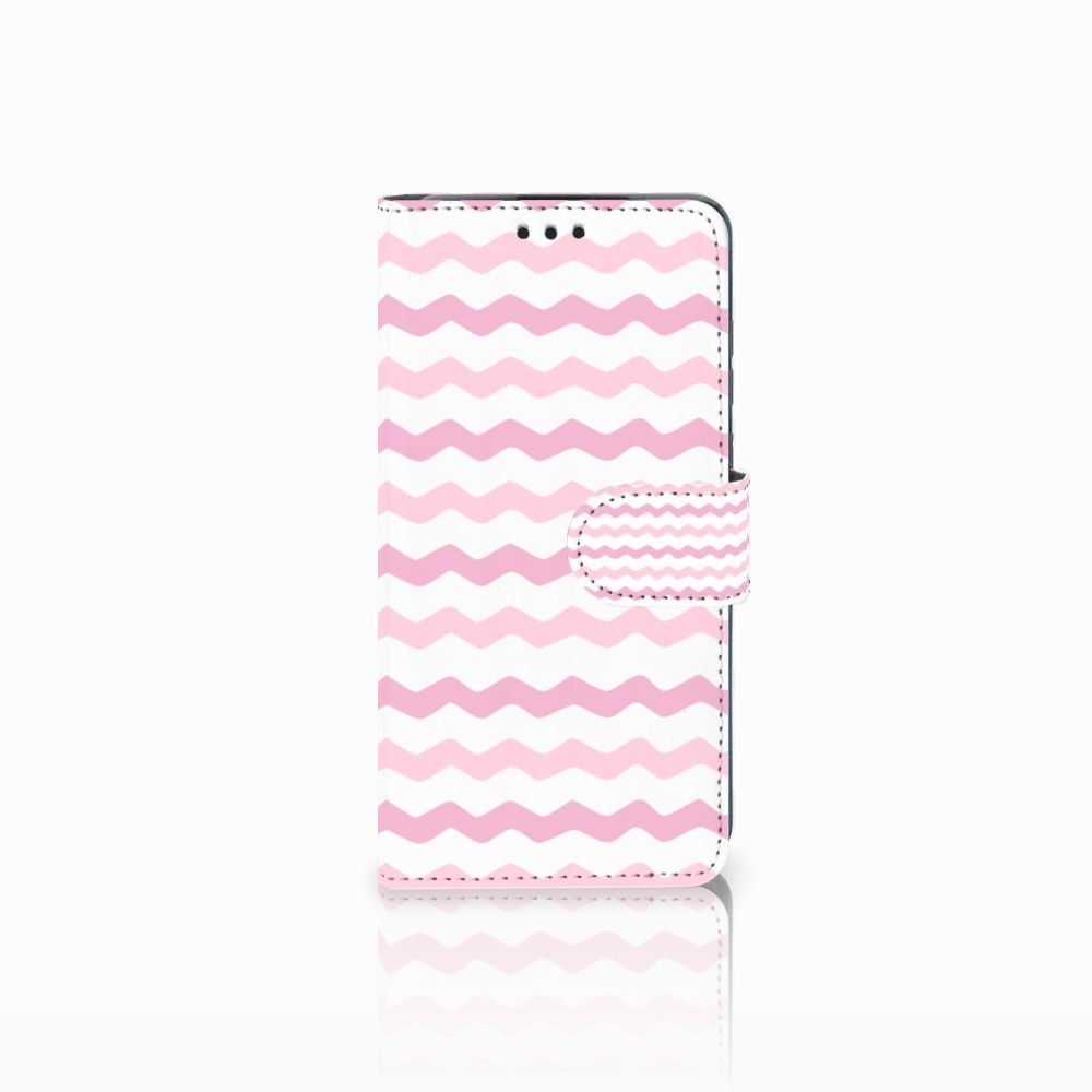 Huawei P30 Telefoon Hoesje Waves Roze