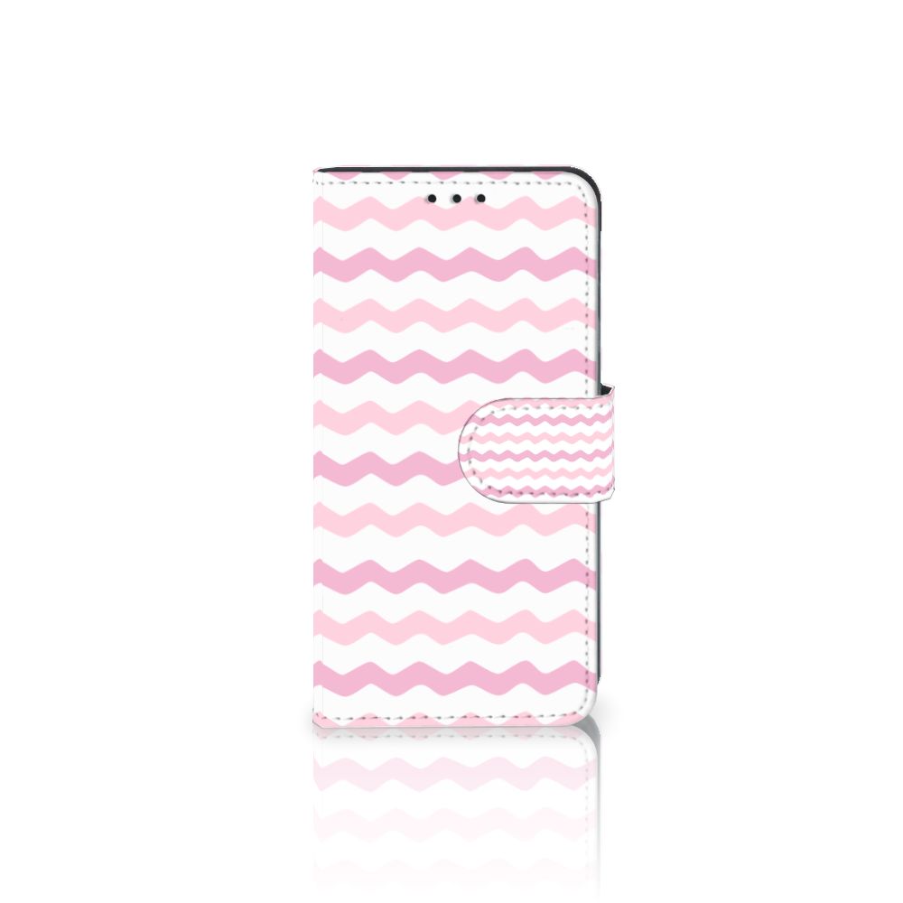 Samsung Galaxy A3 2017 Telefoon Hoesje Waves Roze