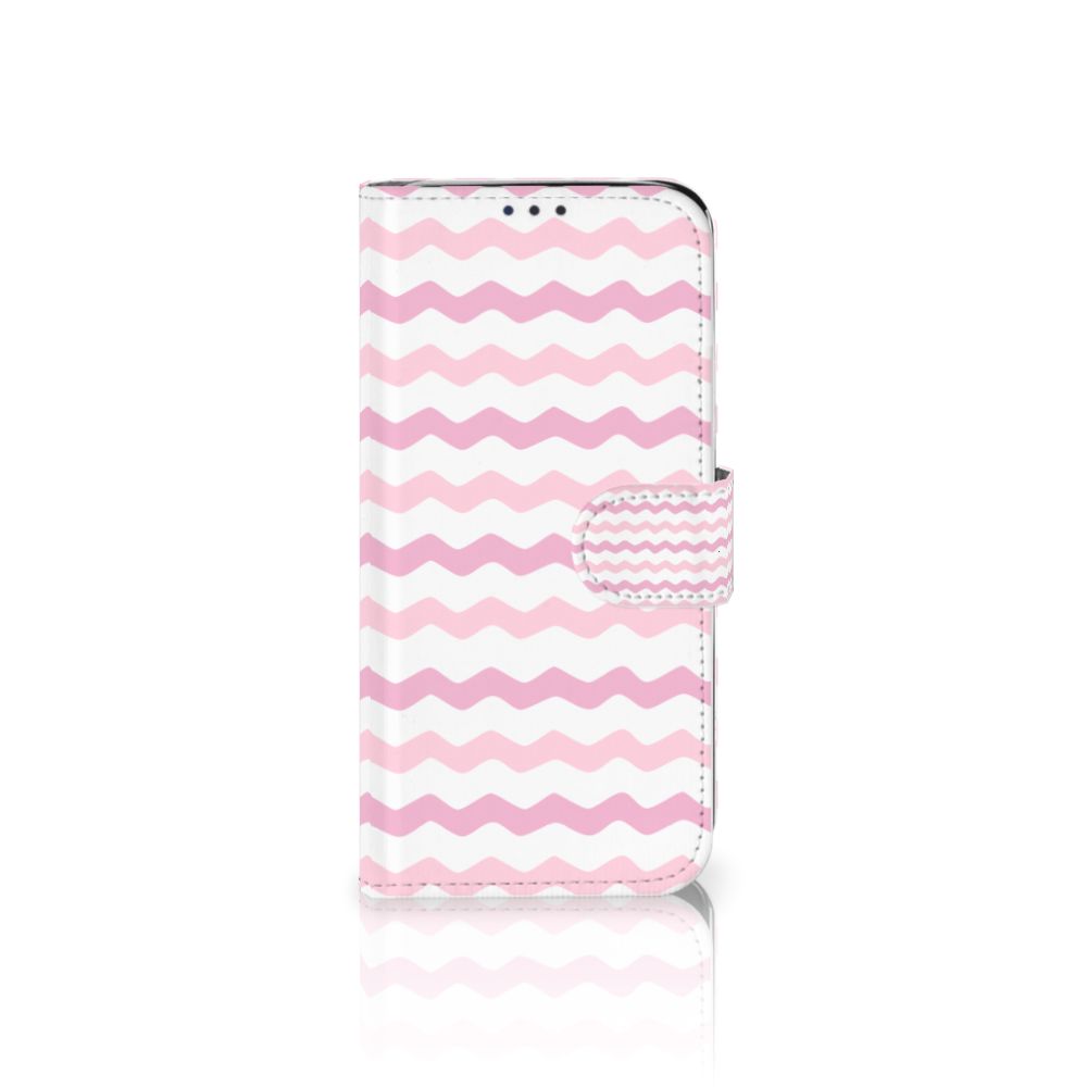 Samsung Galaxy A20e Telefoon Hoesje Waves Roze