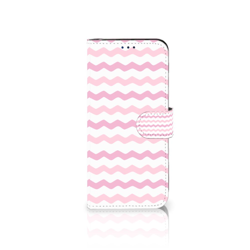 Samsung Galaxy A30 Telefoon Hoesje Waves Roze