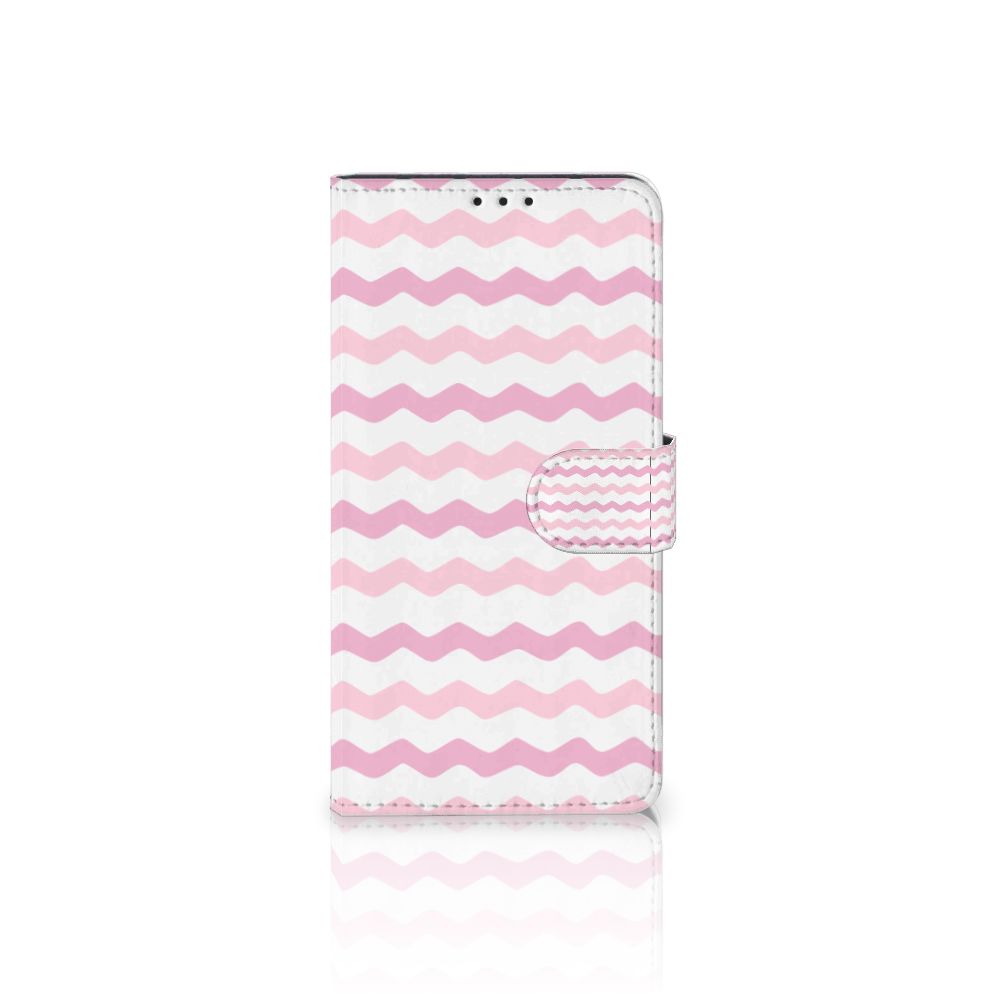 Xiaomi Mi Note 10 Pro Telefoon Hoesje Waves Roze