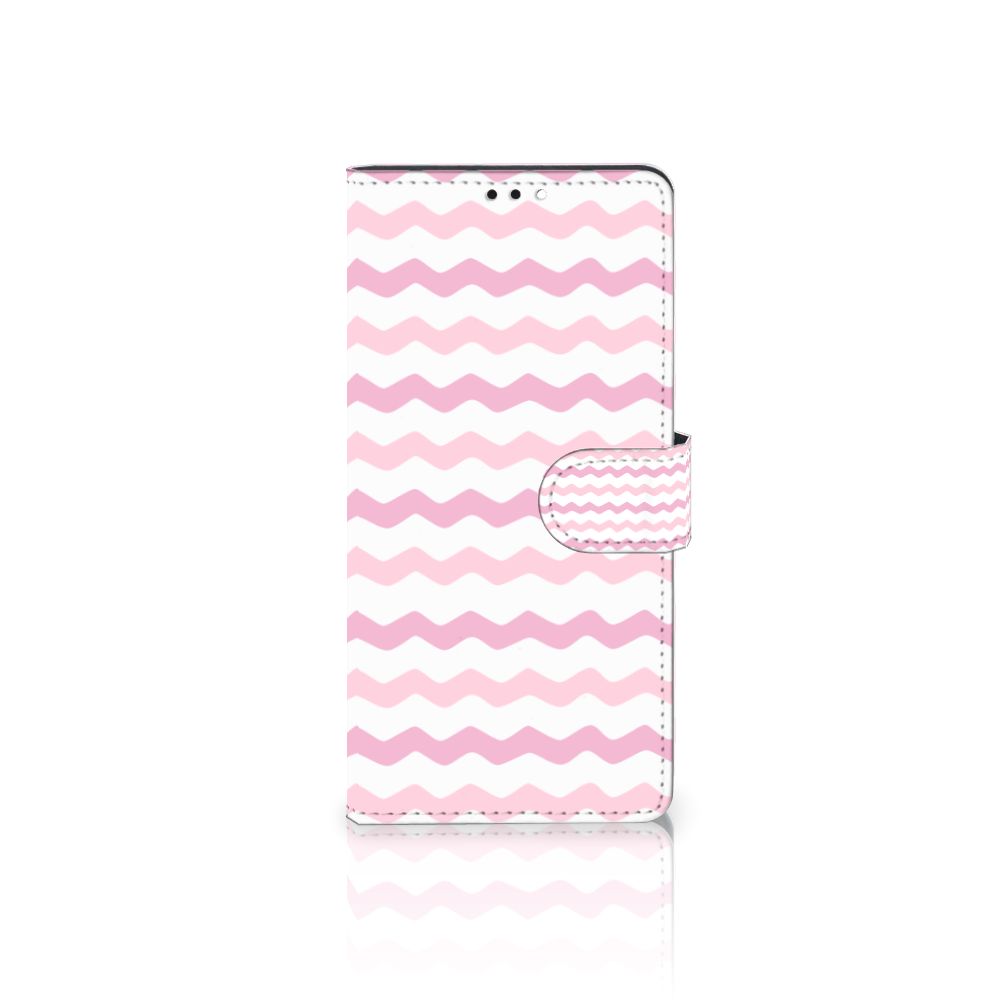 Xiaomi Redmi Note 10 Pro Telefoon Hoesje Waves Roze