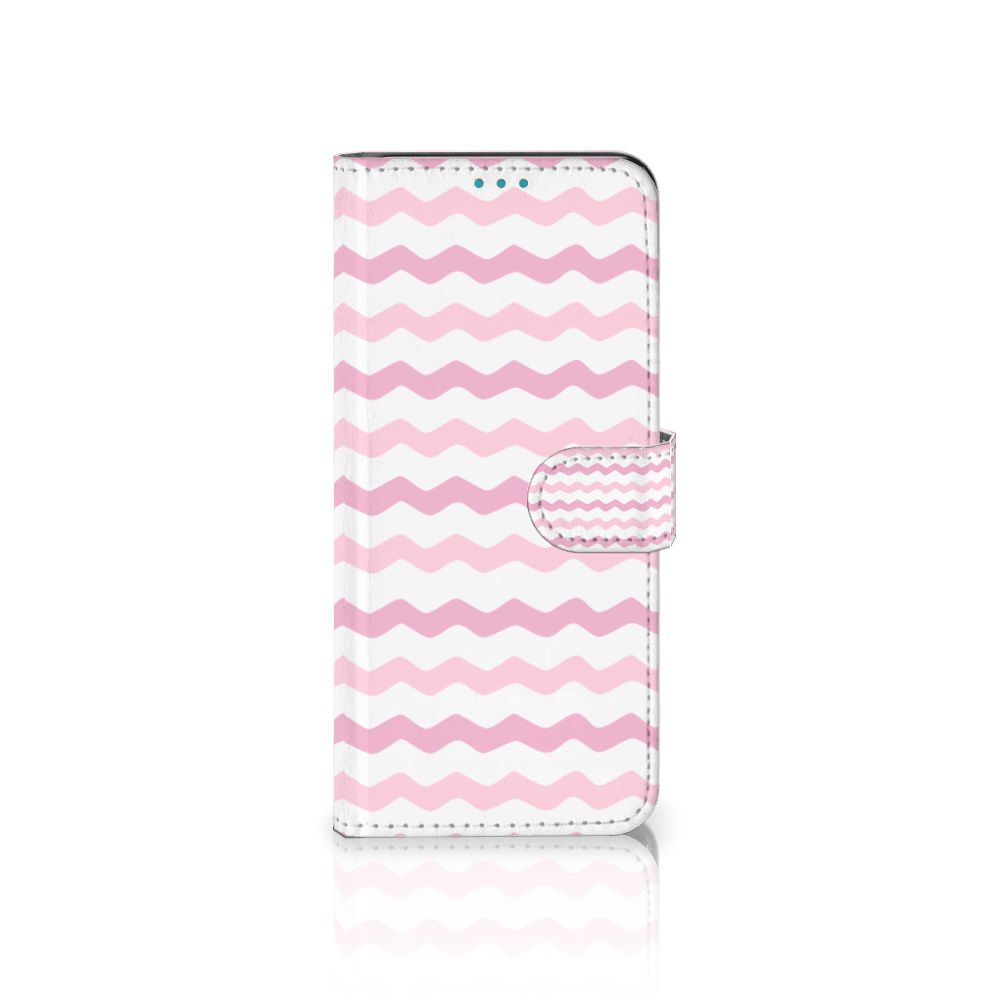 Samsung Galaxy A73 5G Telefoon Hoesje Waves Roze