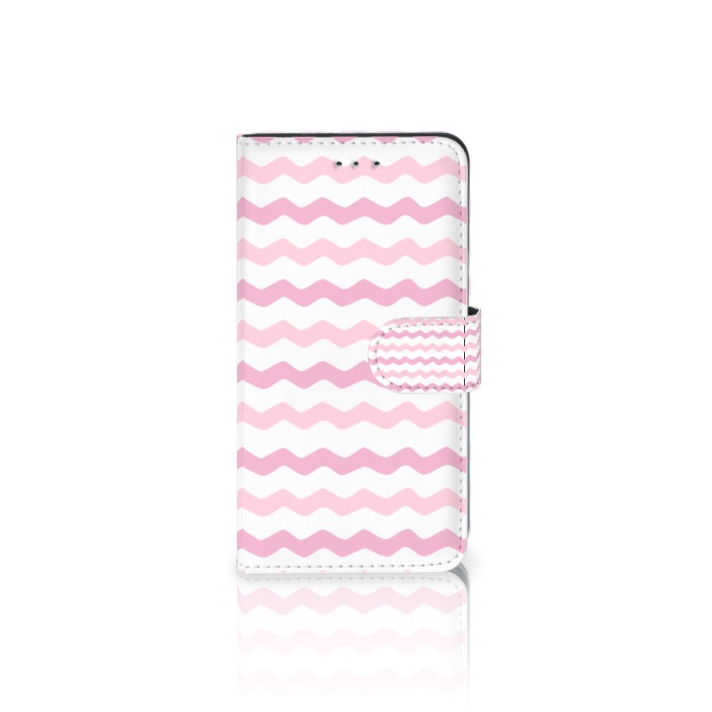 Samsung Galaxy J4 2018 Telefoon Hoesje Waves Roze