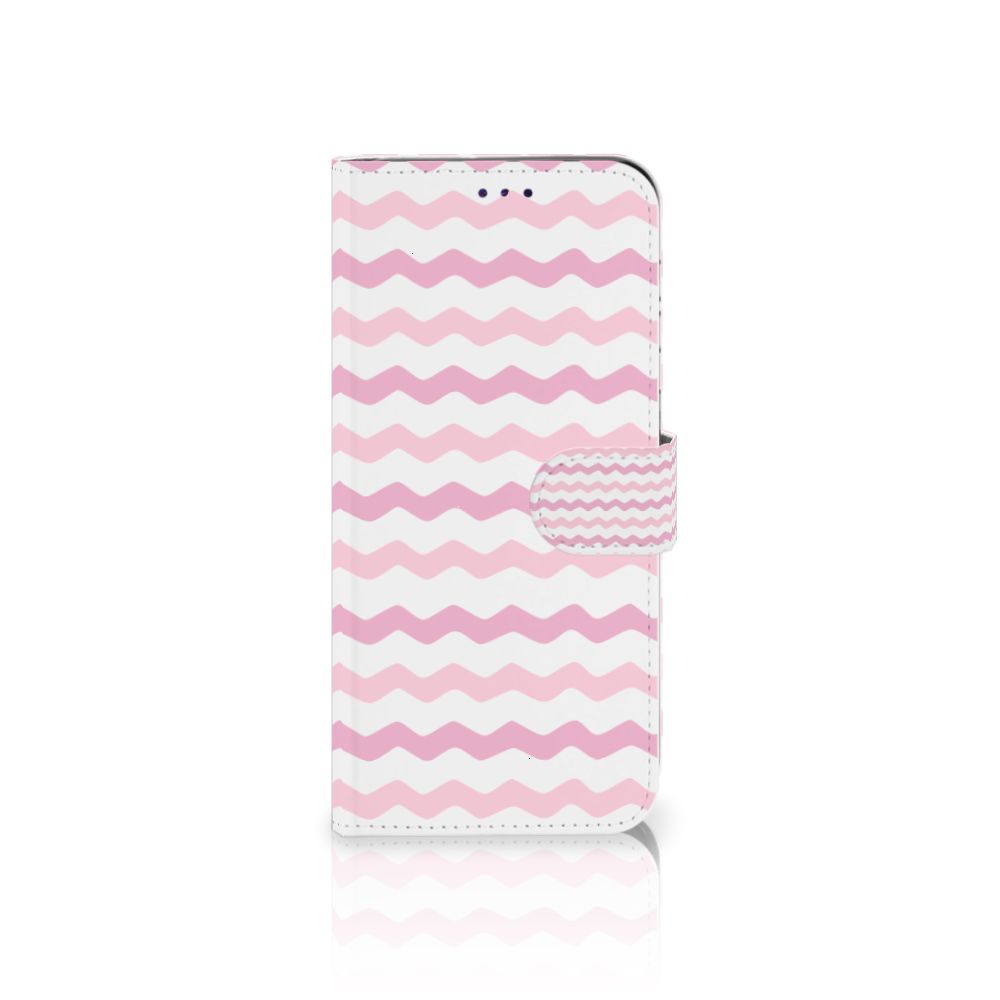 Samsung Galaxy A50 Telefoon Hoesje Waves Roze