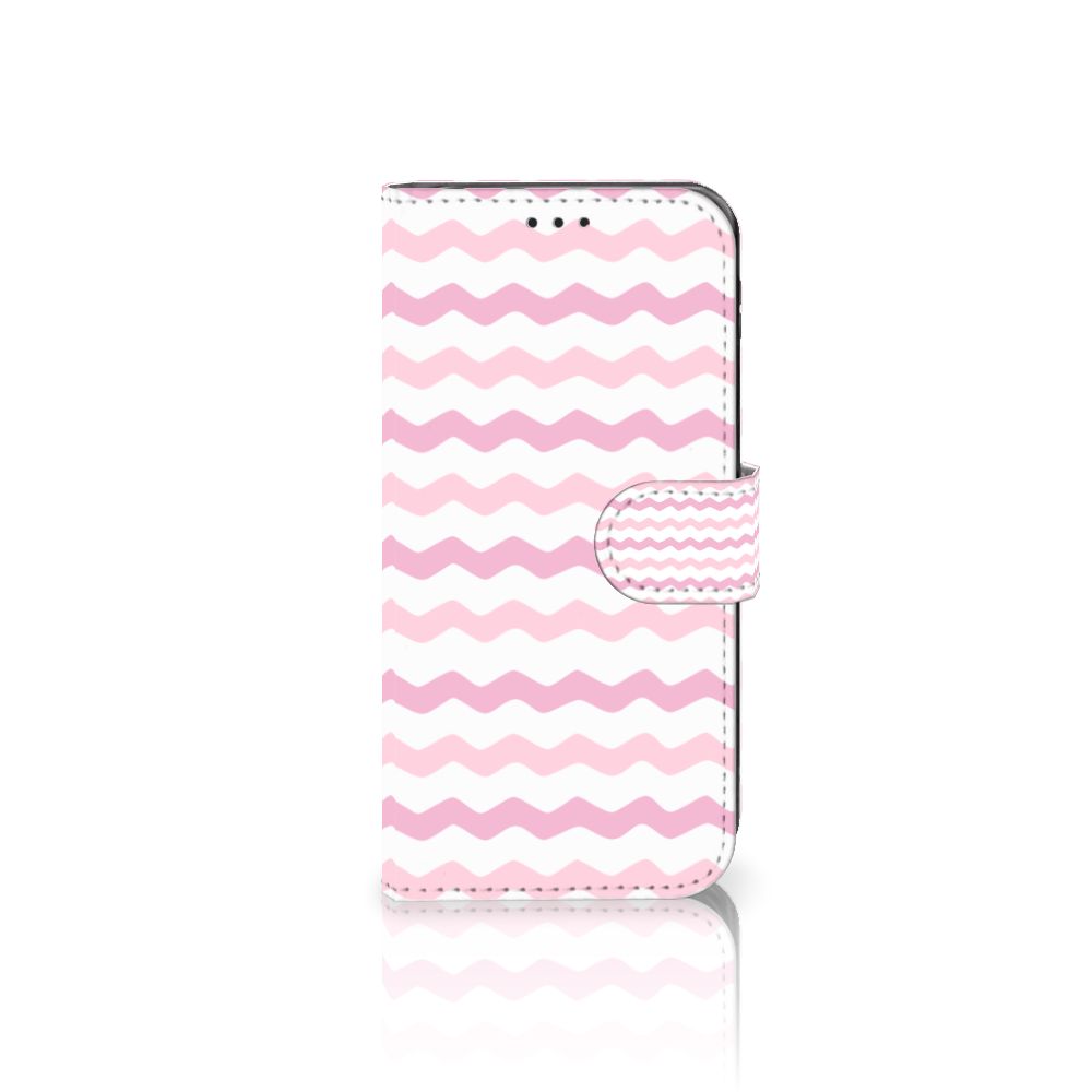 Samsung Galaxy J5 2017 Telefoon Hoesje Waves Roze