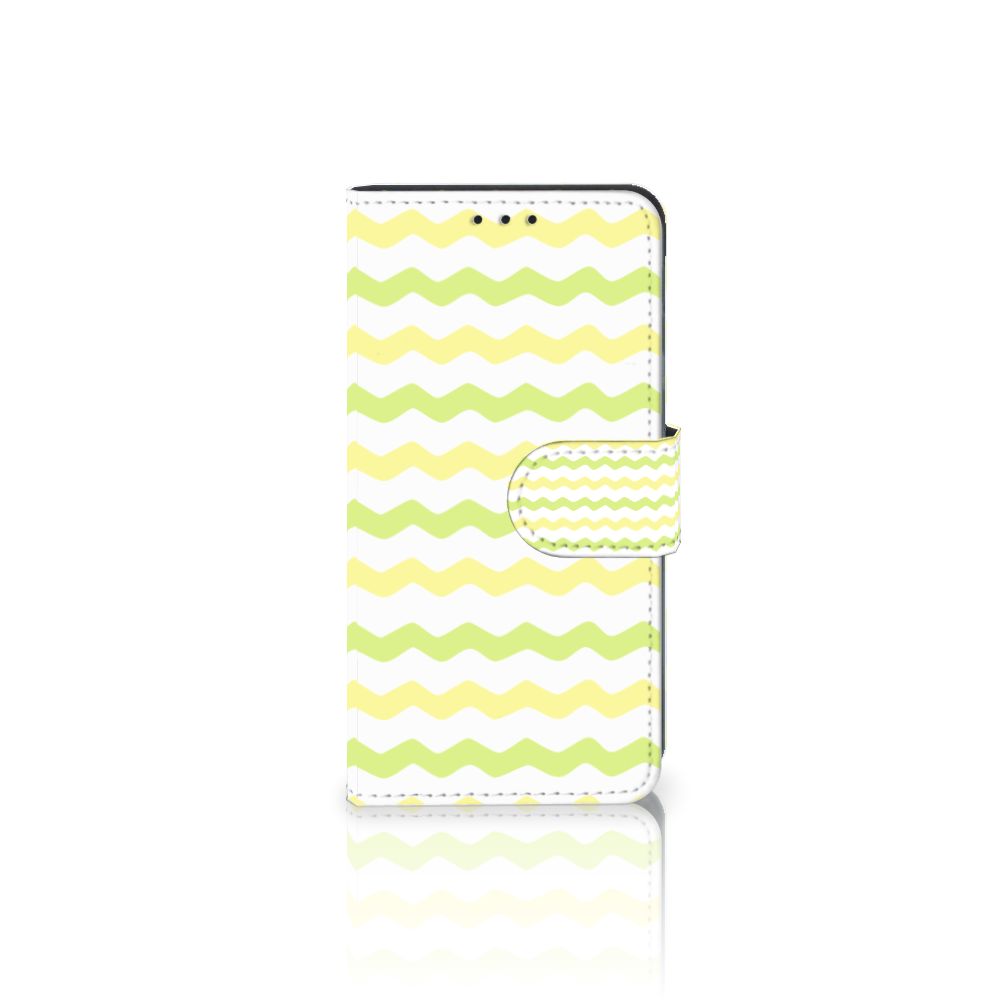 Samsung Galaxy A3 2017 Telefoon Hoesje Waves Yellow