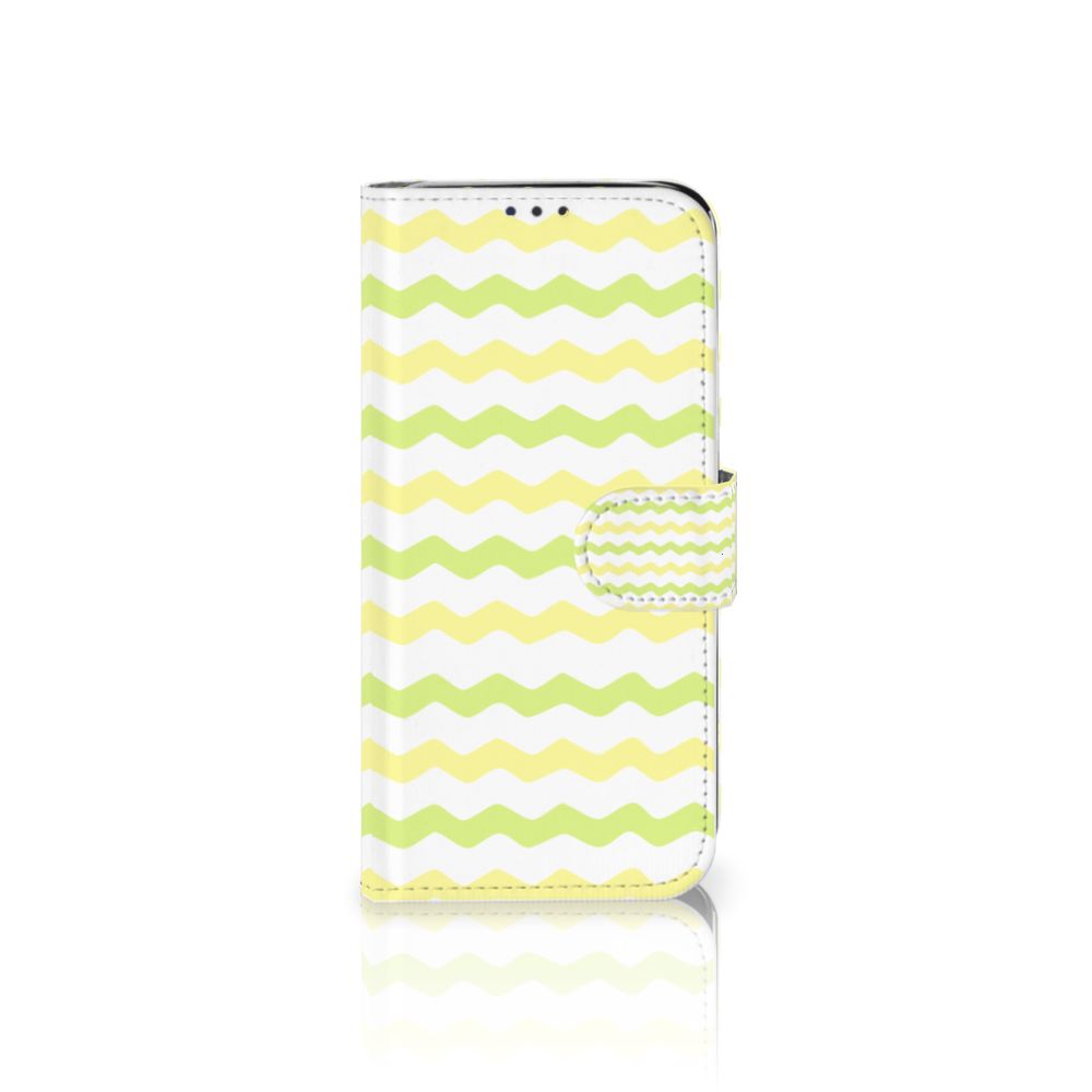 Samsung Galaxy A20e Telefoon Hoesje Waves Yellow