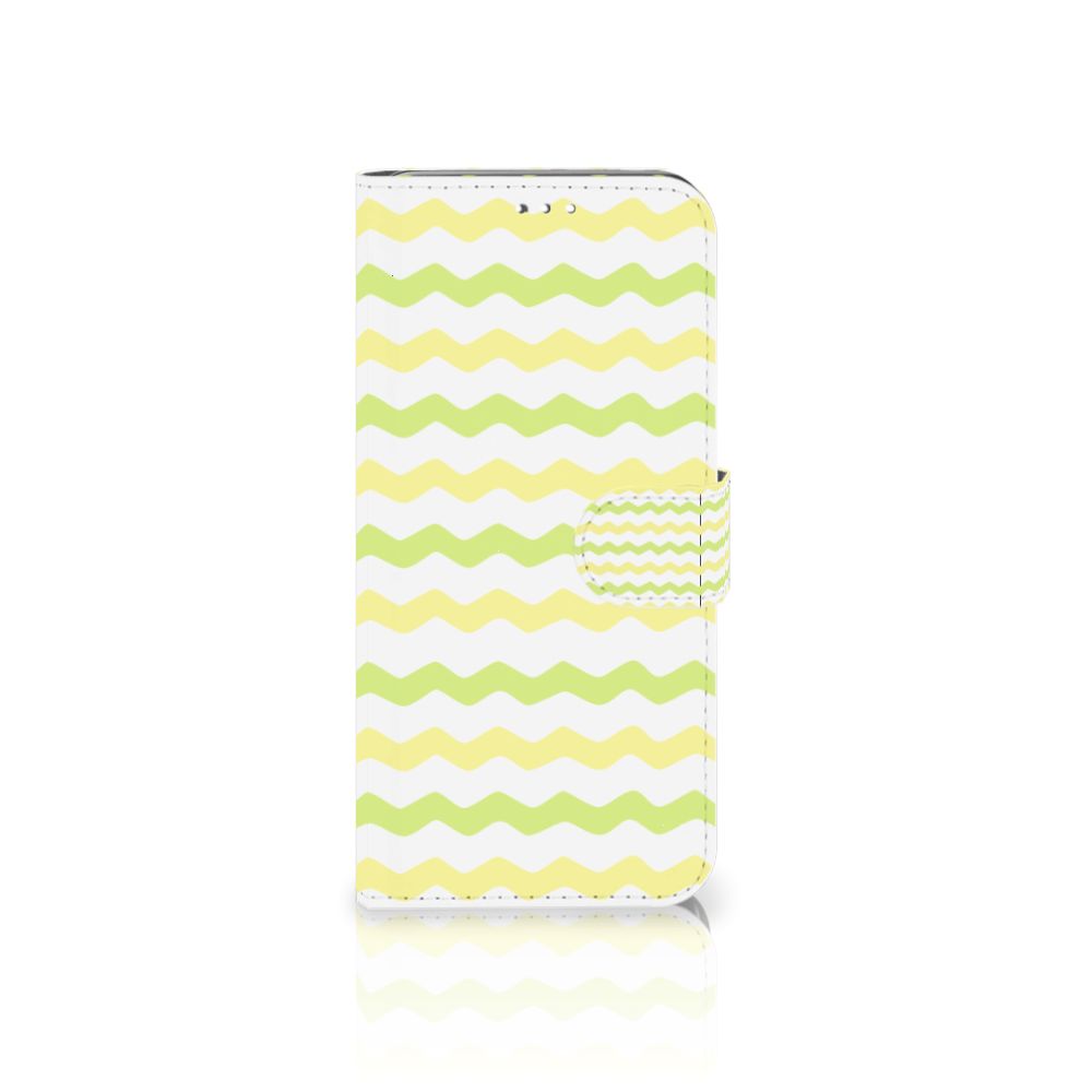 Samsung Galaxy S10 Plus Telefoon Hoesje Waves Yellow