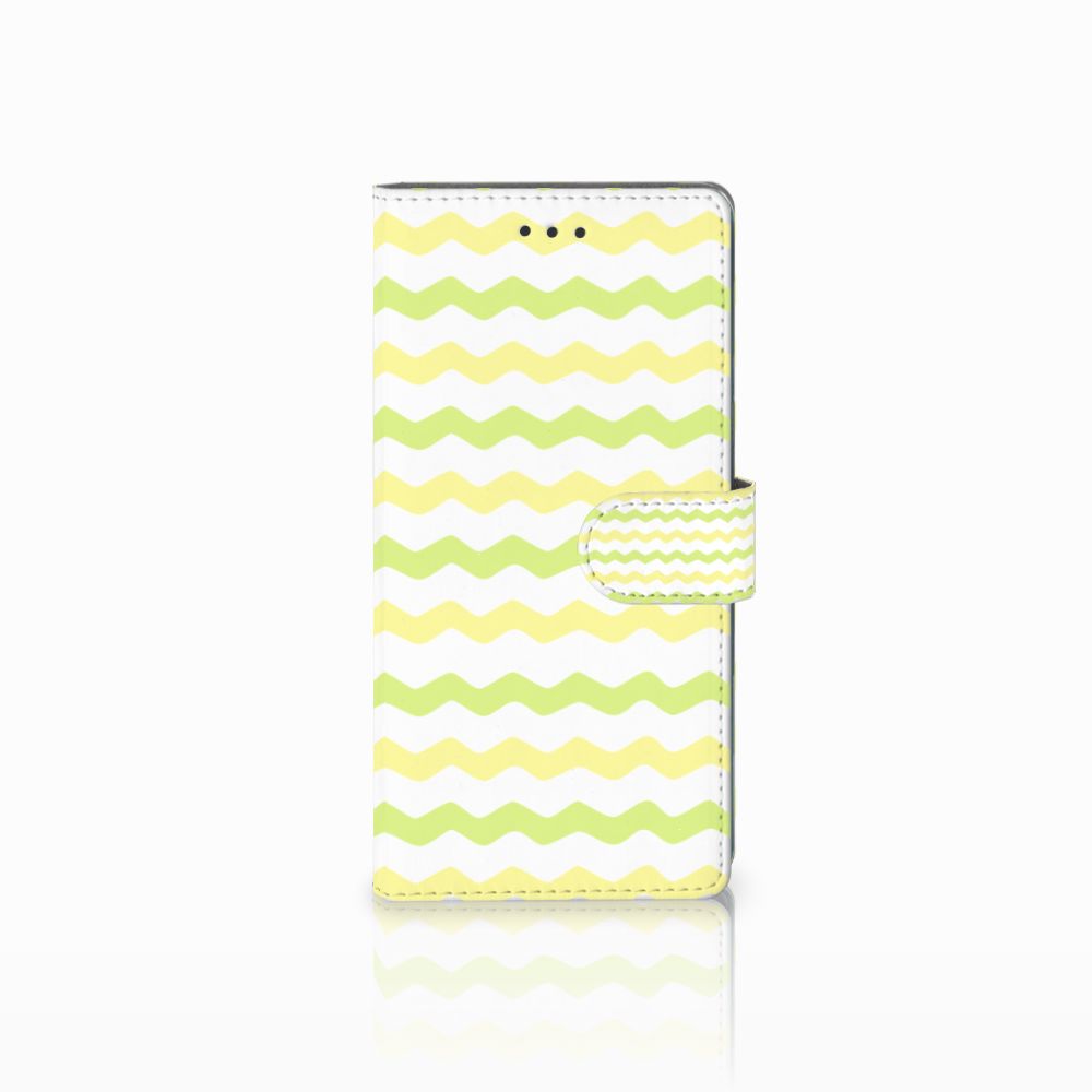 Samsung Galaxy Note 8 Telefoon Hoesje Waves Yellow