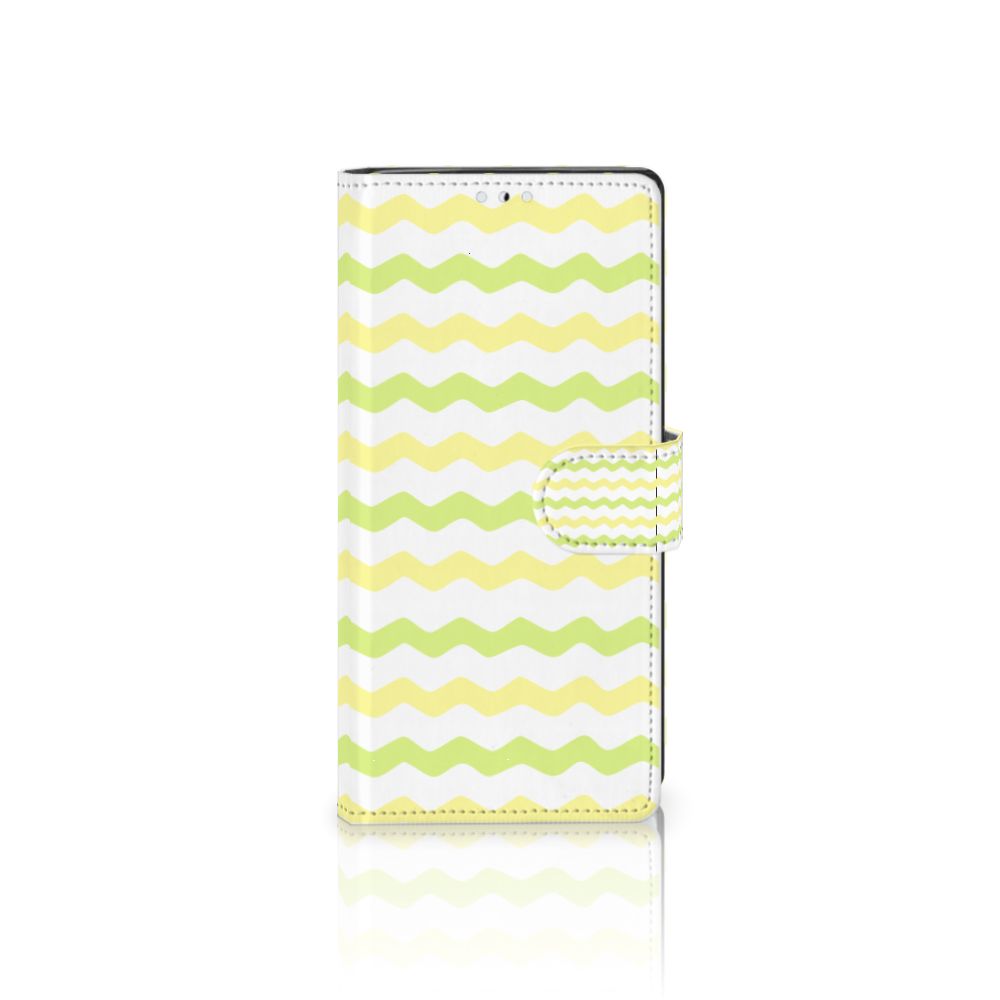 Samsung Galaxy Note 10 Telefoon Hoesje Waves Yellow