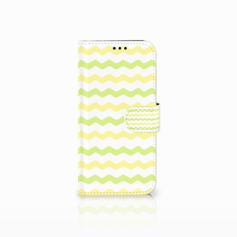 Samsung Galaxy A5 2017 Telefoon Hoesje Waves Yellow