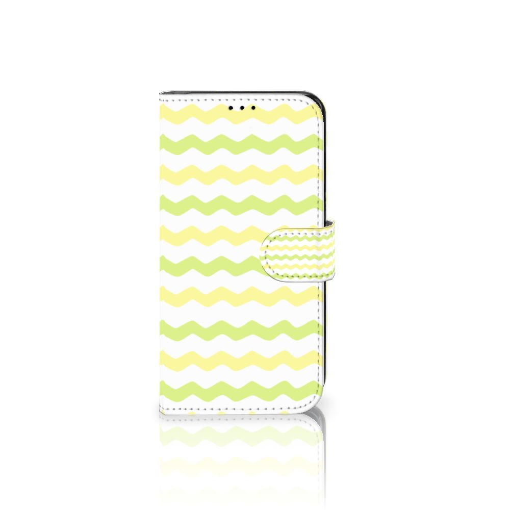 Samsung Galaxy S7 Edge Telefoon Hoesje Waves Yellow