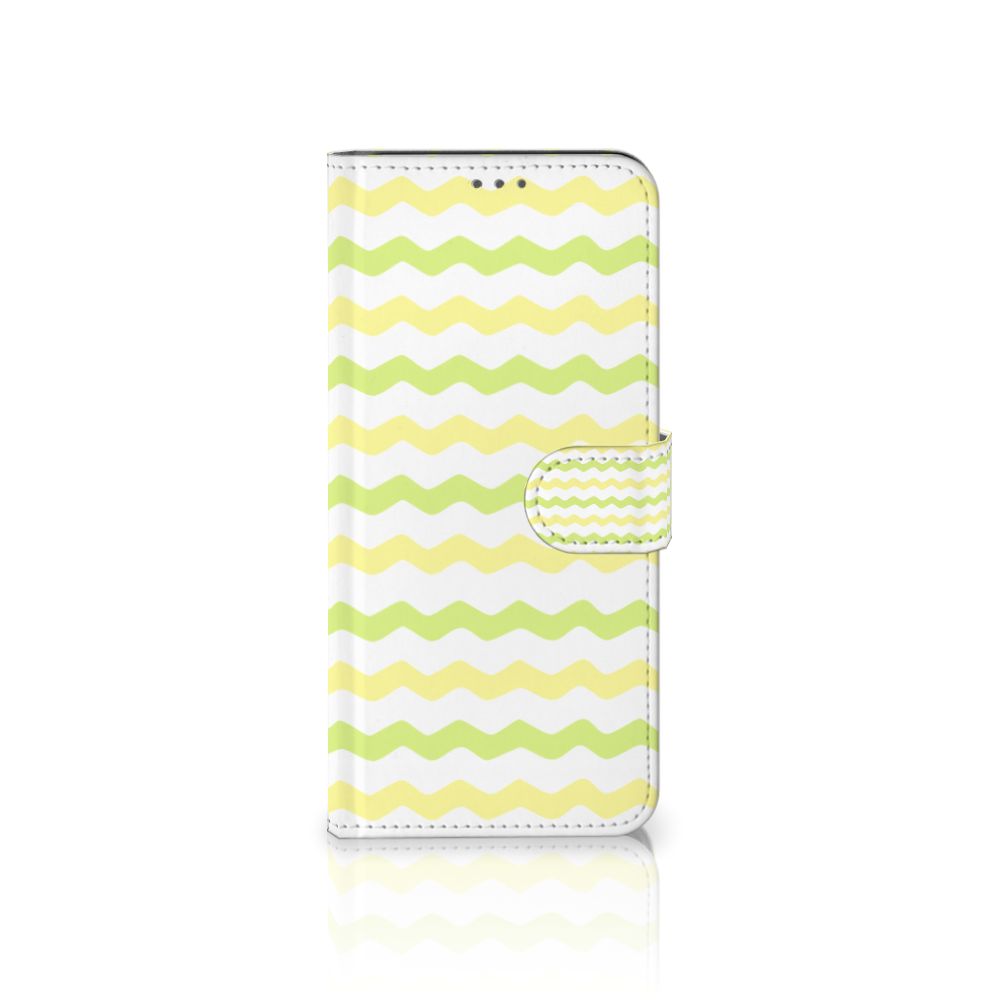 Samsung Galaxy S21 Plus Telefoon Hoesje Waves Yellow
