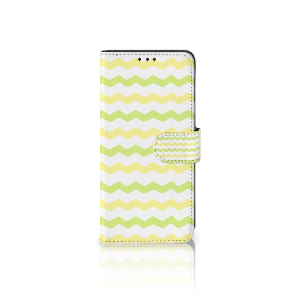 Samsung Galaxy M31 Telefoon Hoesje Waves Yellow