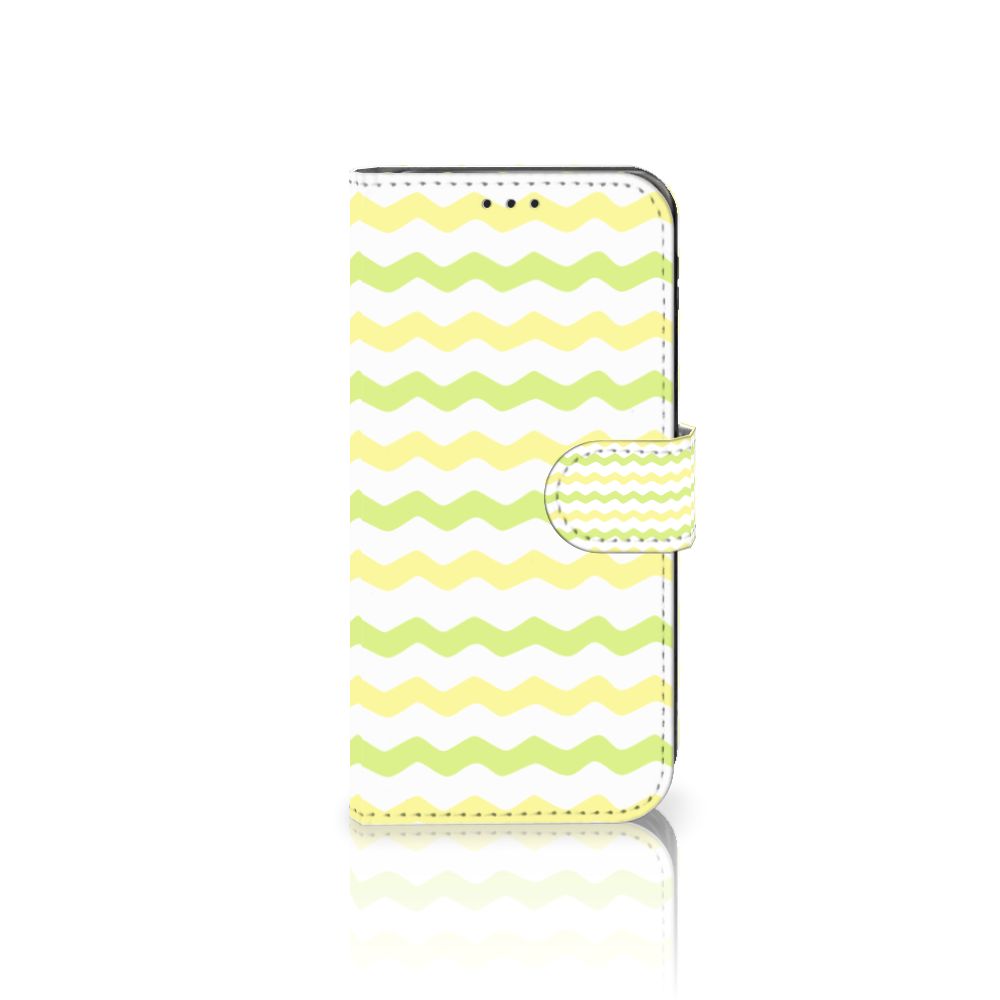 Samsung Galaxy J5 2017 Telefoon Hoesje Waves Yellow
