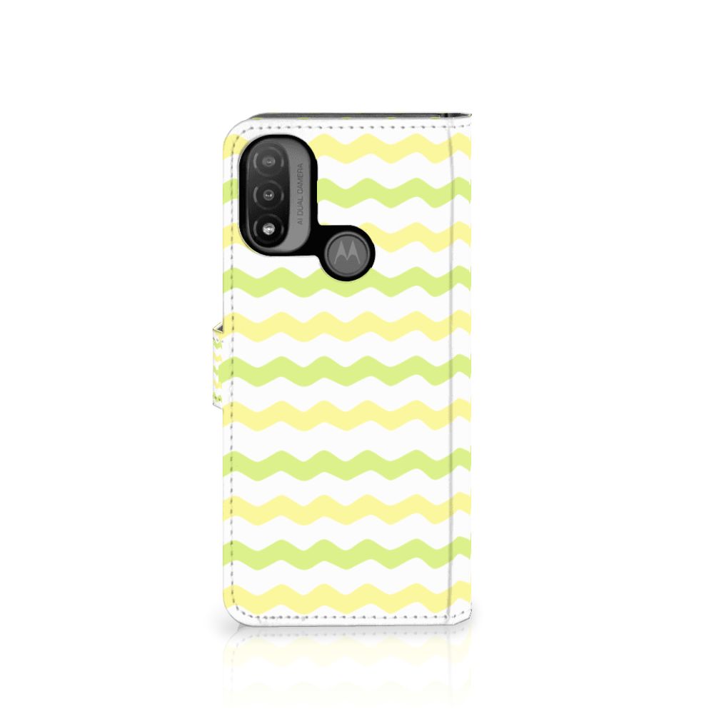 Motorola Moto E20 | E30 | E40 Telefoon Hoesje Waves Yellow