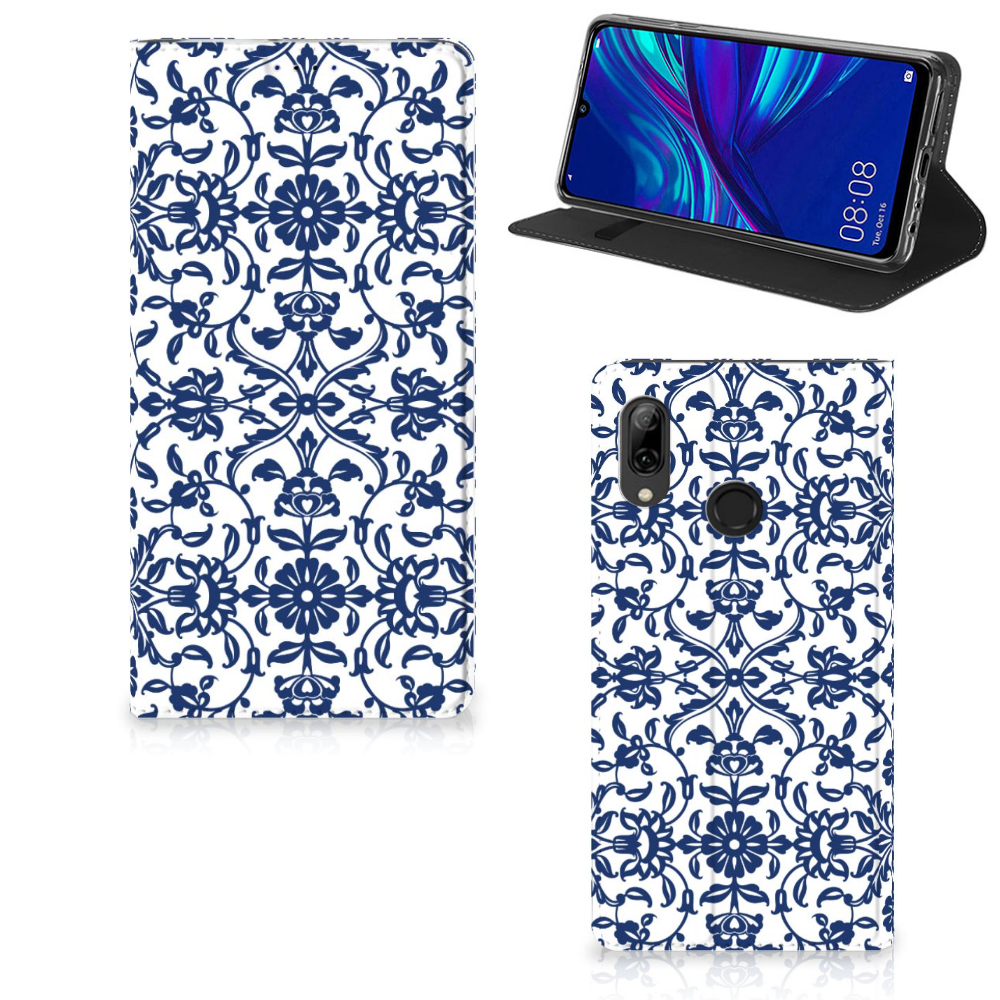 Huawei P Smart (2019) Smart Cover Flower Blue