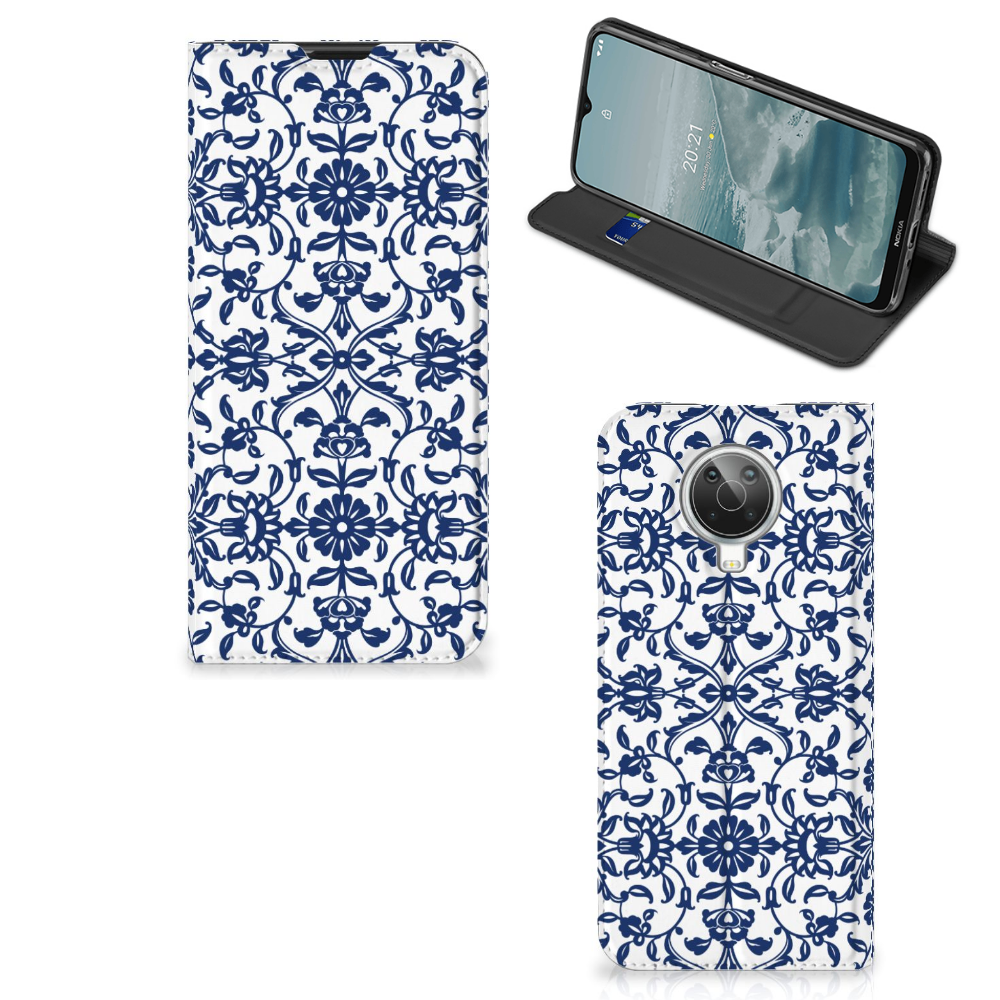 Nokia G10 | G20 Smart Cover Flower Blue
