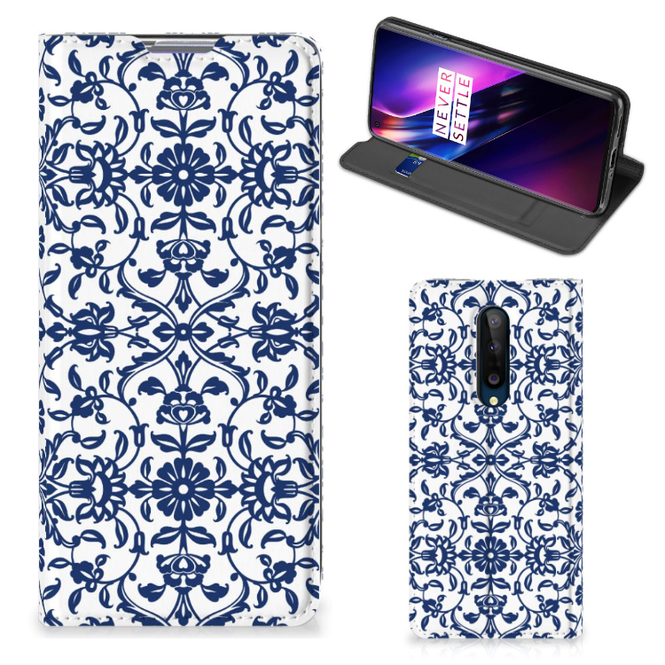 OnePlus 8 Smart Cover Flower Blue