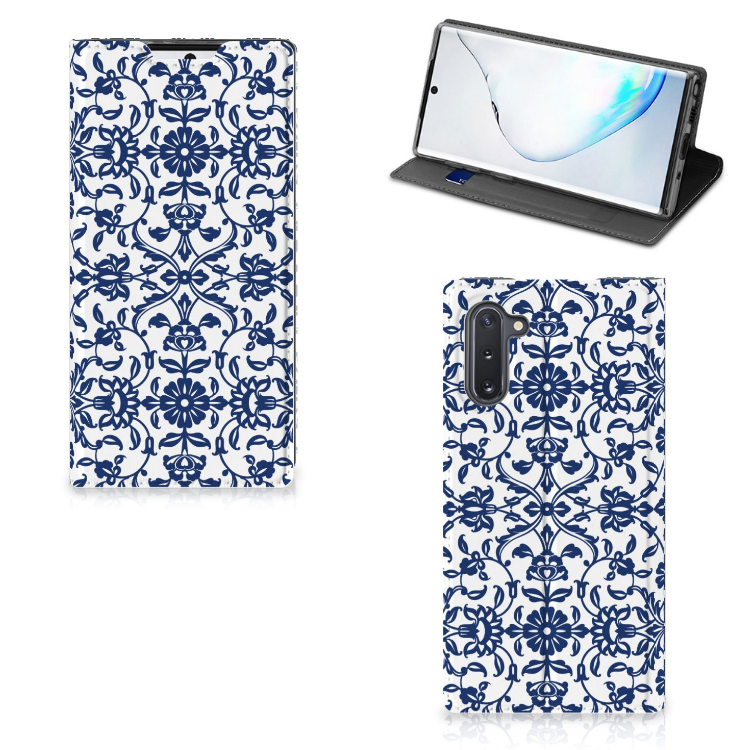 Samsung Galaxy Note 10 Smart Cover Flower Blue