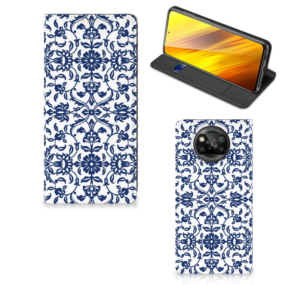 Xiaomi Poco X3 Pro | Poco X3 Smart Cover Flower Blue