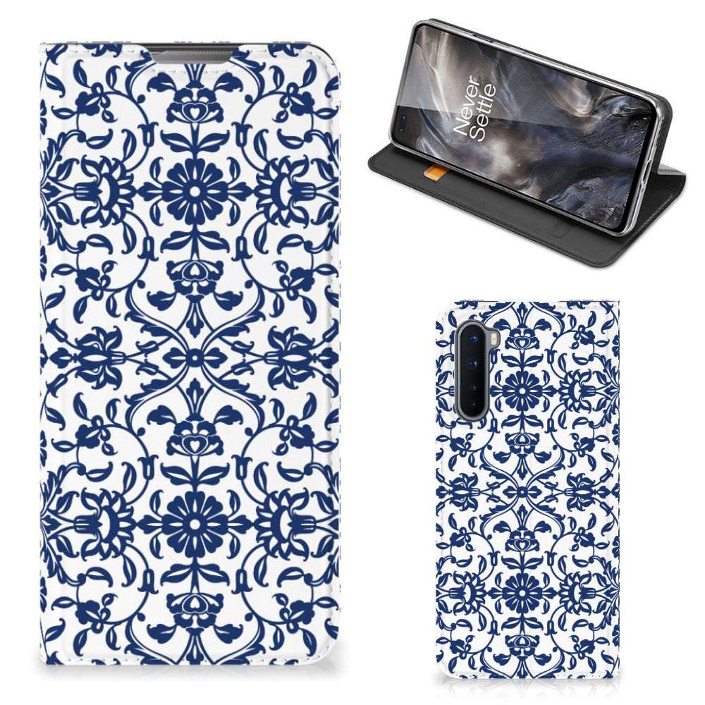 OnePlus Nord Smart Cover Flower Blue