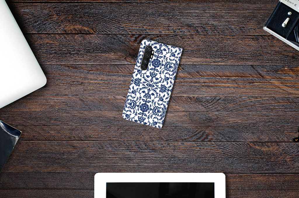 Xiaomi Mi Note 10 Lite Smart Cover Flower Blue