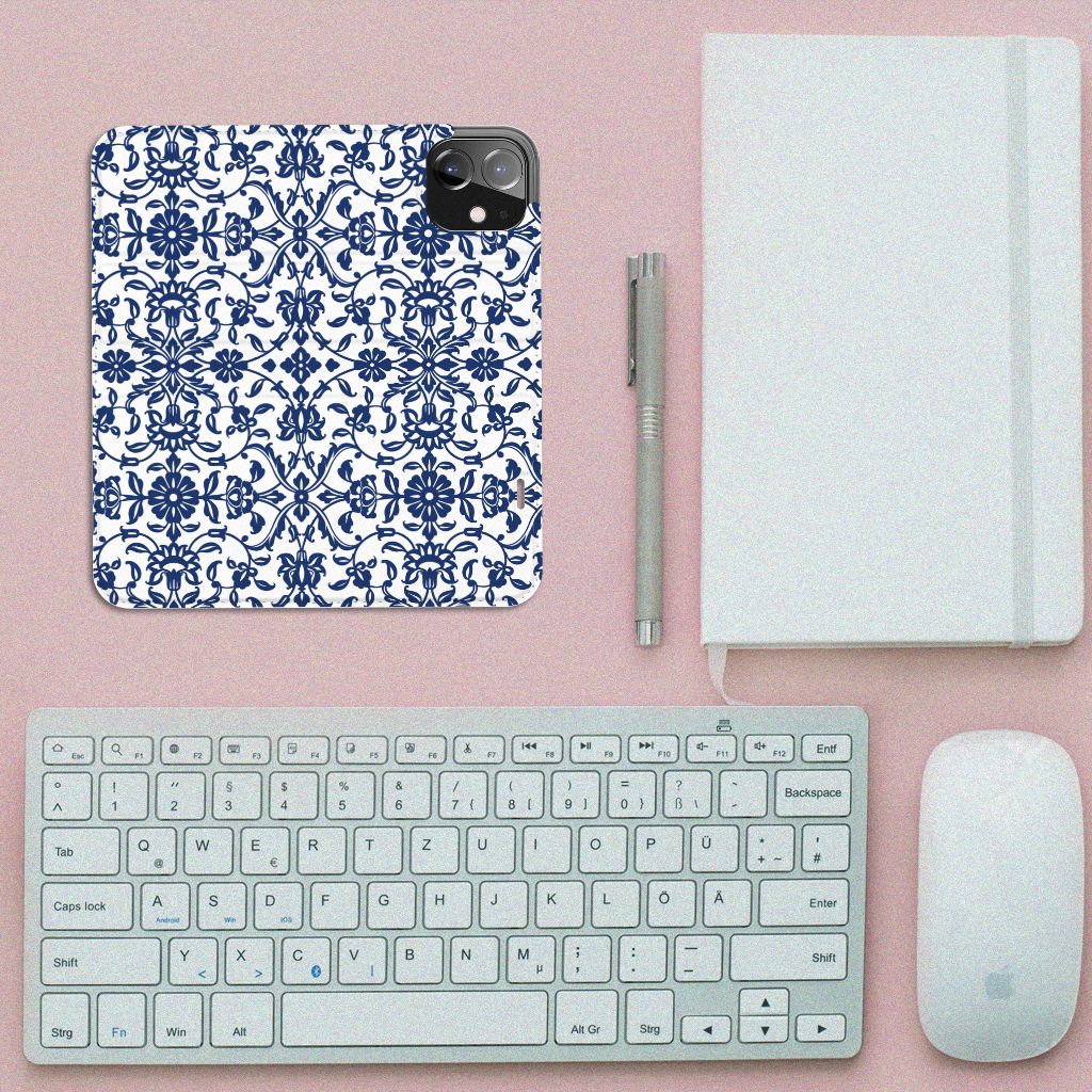 iPhone 12 | iPhone 12 Pro Smart Cover Flower Blue