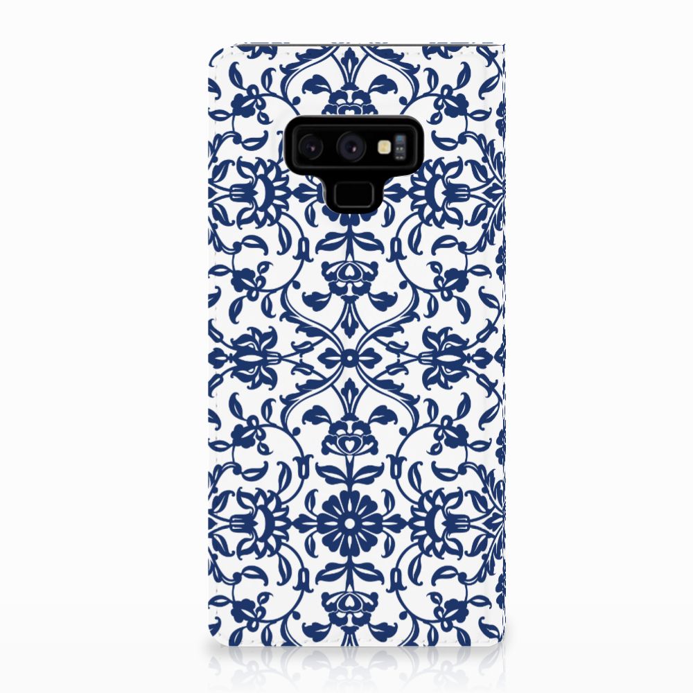 Samsung Galaxy Note 9 Smart Cover Flower Blue