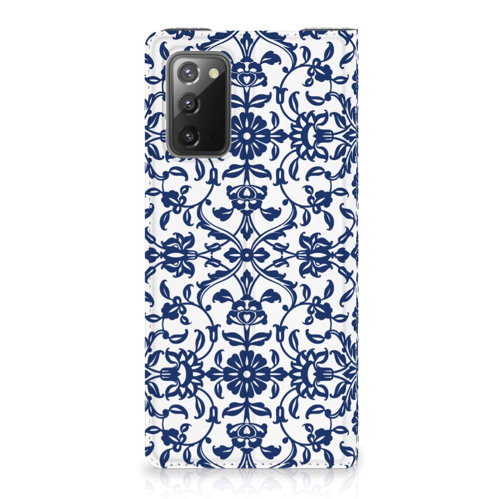 Samsung Galaxy Note20 Smart Cover Flower Blue