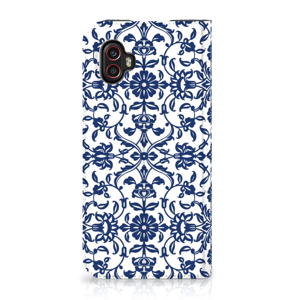 Samsung Galaxy Xcover 6 Pro Smart Cover Flower Blue