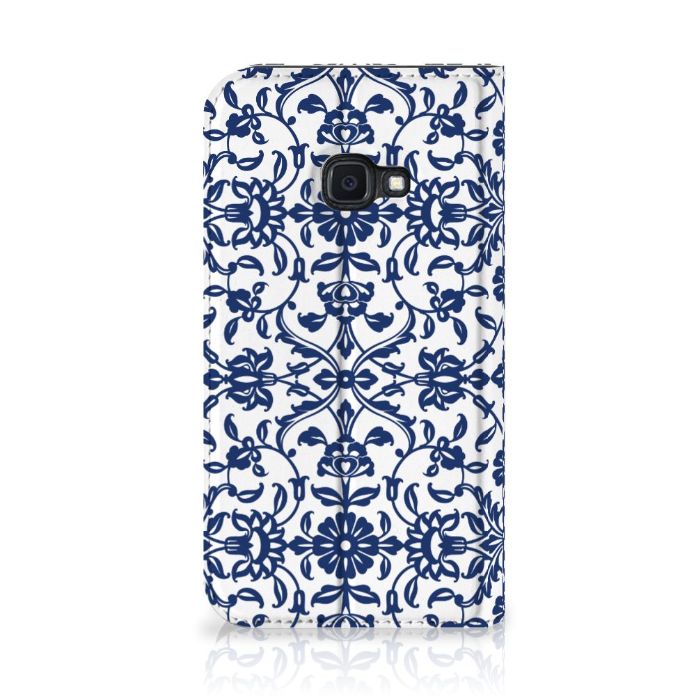 Samsung Galaxy Xcover 4s Smart Cover Flower Blue