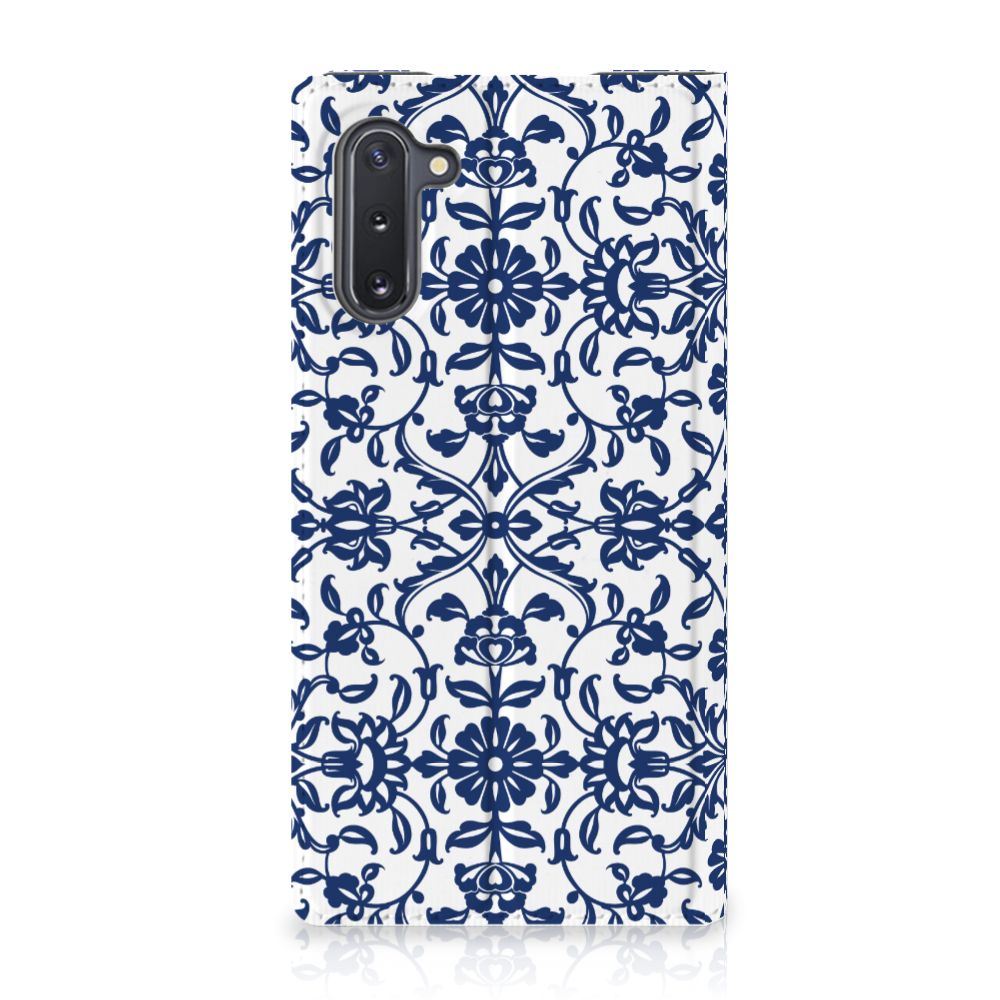Samsung Galaxy Note 10 Smart Cover Flower Blue