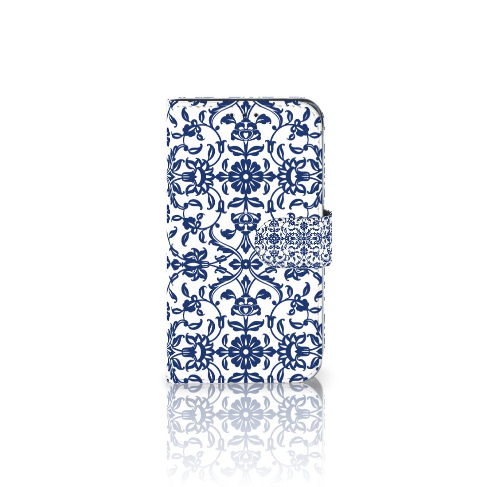 Samsung Galaxy Xcover 4 | Xcover 4s Hoesje Flower Blue