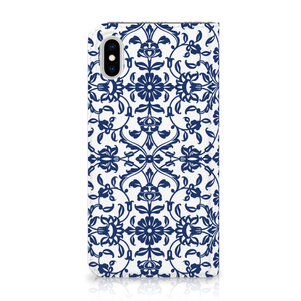 Apple iPhone Xs Max Smart Cover Flower Blue
