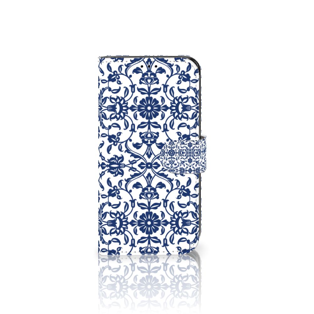 Samsung Galaxy S7 Edge Hoesje Flower Blue