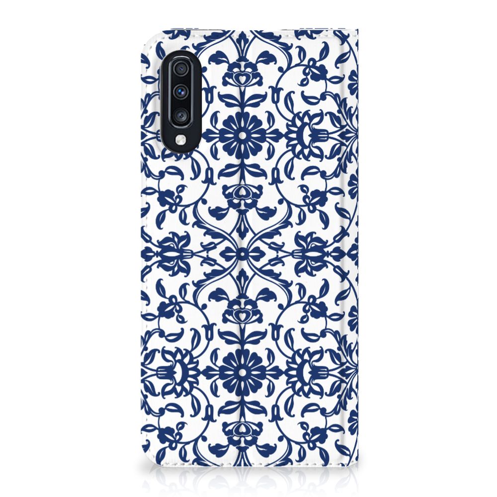 Samsung Galaxy A70 Smart Cover Flower Blue