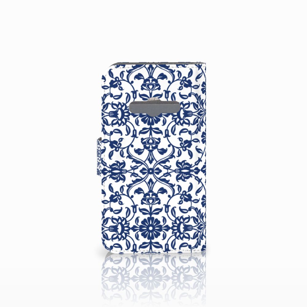 Samsung Galaxy Xcover 3 | Xcover 3 VE Hoesje Flower Blue