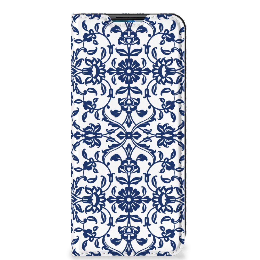 OnePlus Nord N10 5G Smart Cover Flower Blue