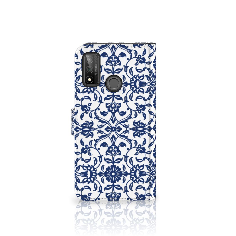Huawei P Smart 2020 Hoesje Flower Blue