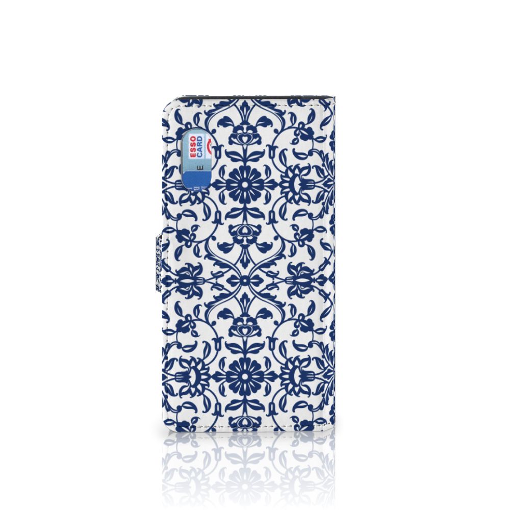 Samsung Xcover Pro Hoesje Flower Blue