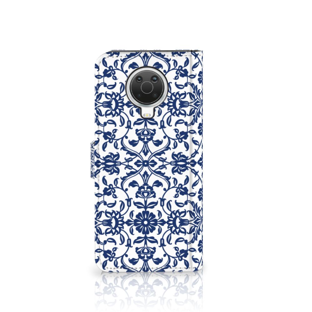 Nokia G10 | G20 Hoesje Flower Blue